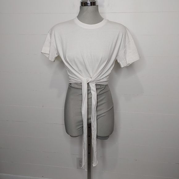Aritzia Wilfred tie waist tee size S - Picture 1 of 12